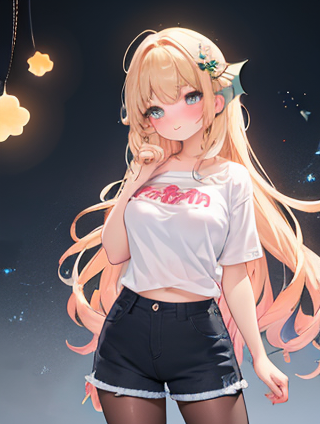 情感画卷：陷入爱情的女生